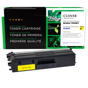 Refurbished BROTHER TN-436Y Yellow Toner Cartridge - Cartouches Certifiées
