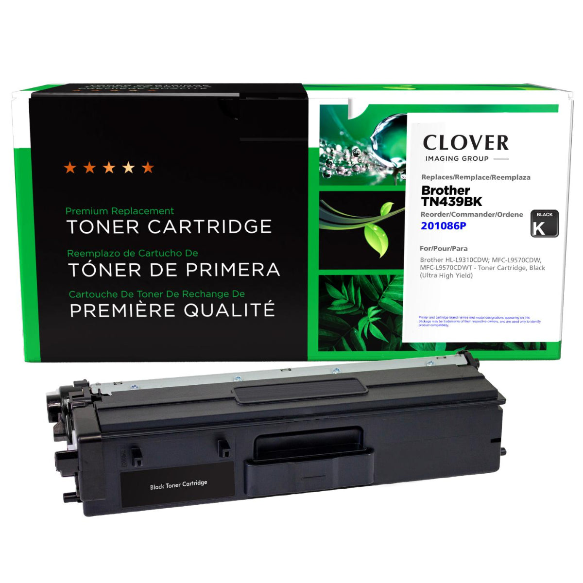 Refurbished BROTHER TN-439BK Black Toner Cartridge - Cartouches Certifiées
