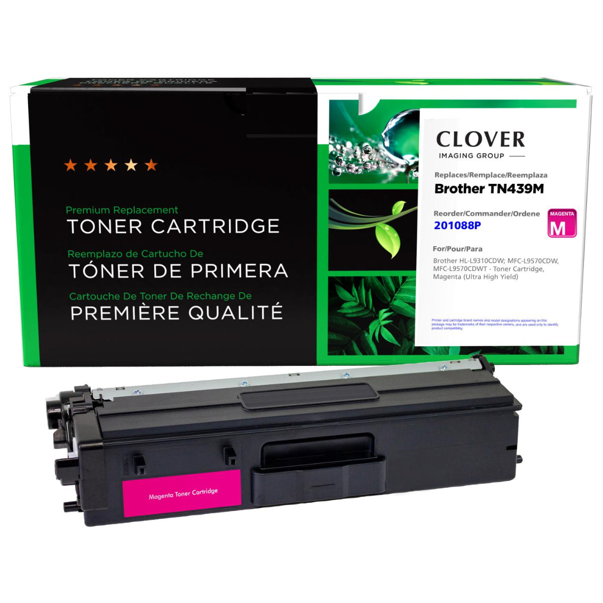 Refurbished BROTHER TN-439M Magenta Toner Cartridge - Cartouches Certifiées
