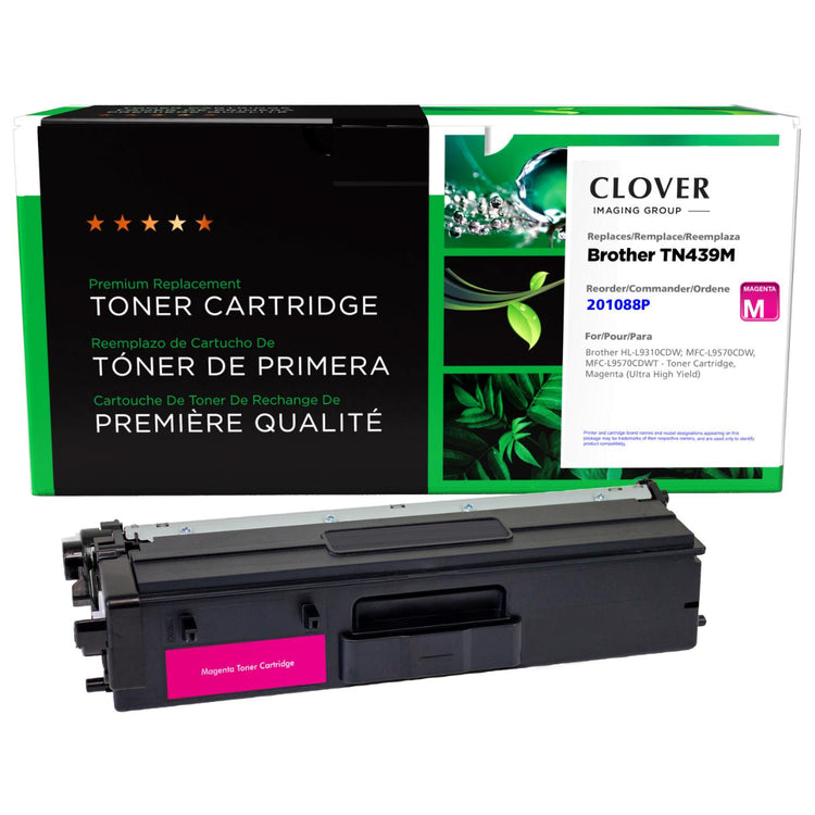 Refurbished BROTHER TN-439M Magenta Toner Cartridge - Cartouches Certifiées