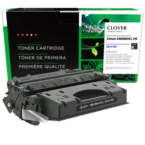 Refurbished CANON 119 (3479B001) Black Toner Cartridge - Cartouches Certifiées