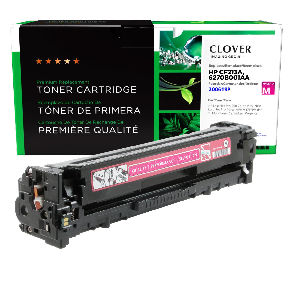 Refurbished CANON 131 (6270B001) Magenta Toner Cartridge - Cartouches Certifiées