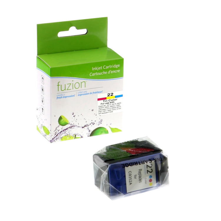 Refurbished HP 22 Color Inkjet Cartridge - Cartouches Certifiées