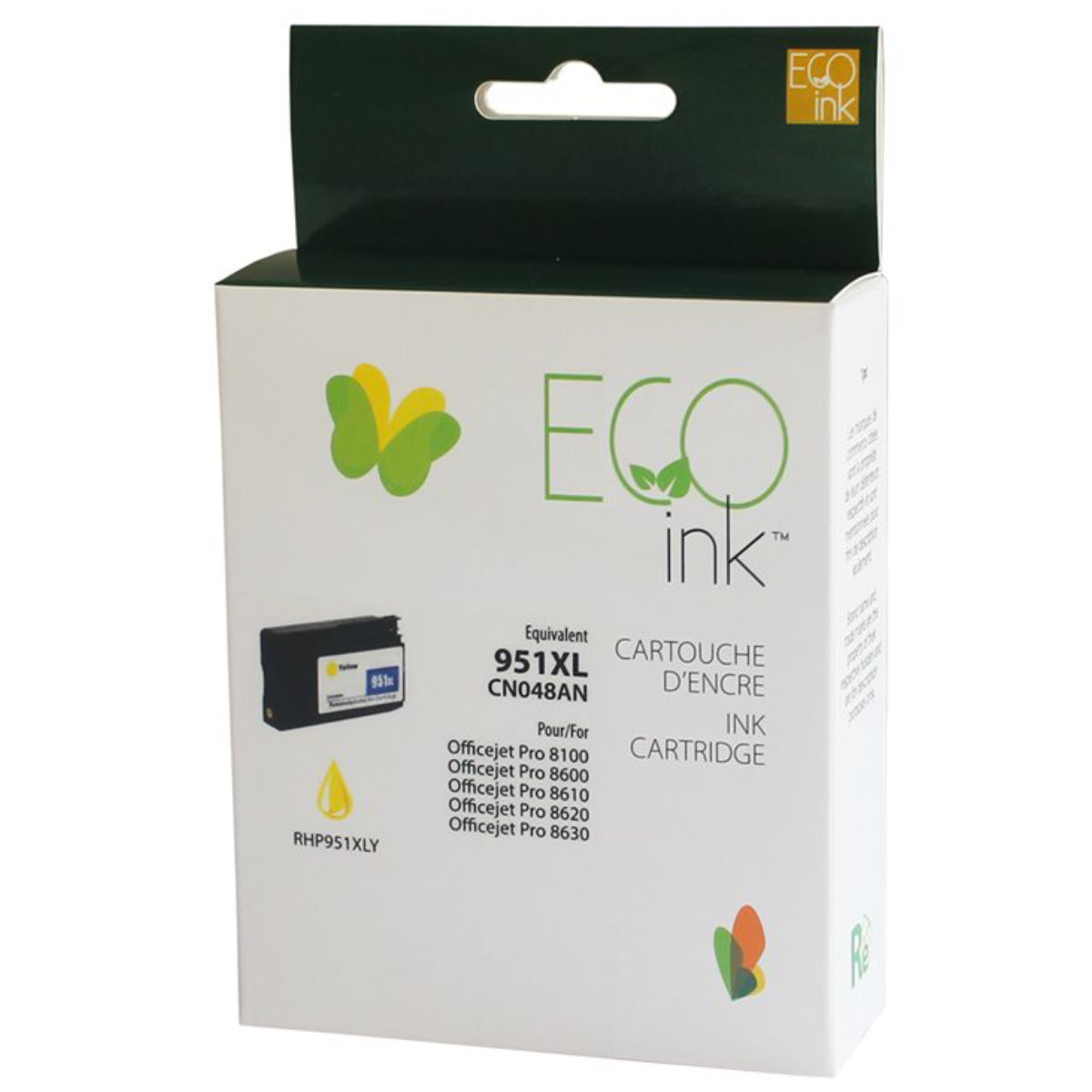 Refurbished HP 951XL (CN048AN) Yellow Inkjet Cartridge - Cartouches Certifiées