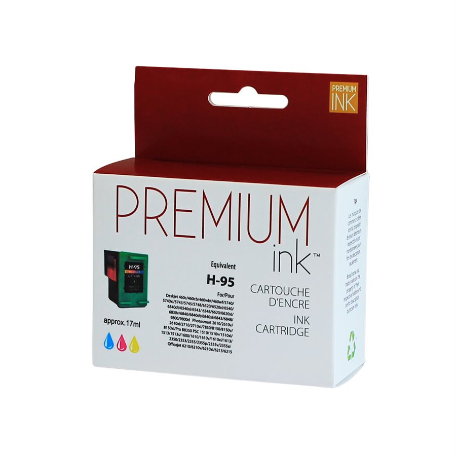 Refurbished HP 95 (C8766WN) Color Inkjet Cartridge - Cartouches Certifiées