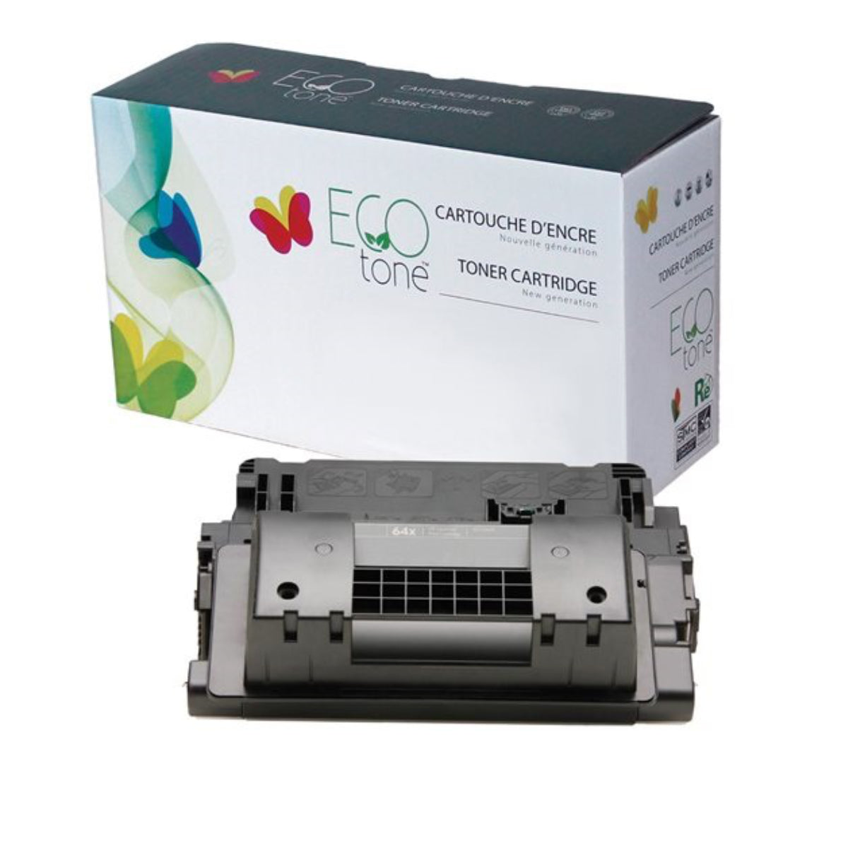 Refurbished HP (64X) Black Toner Cartridge - Cartouches Certifiées