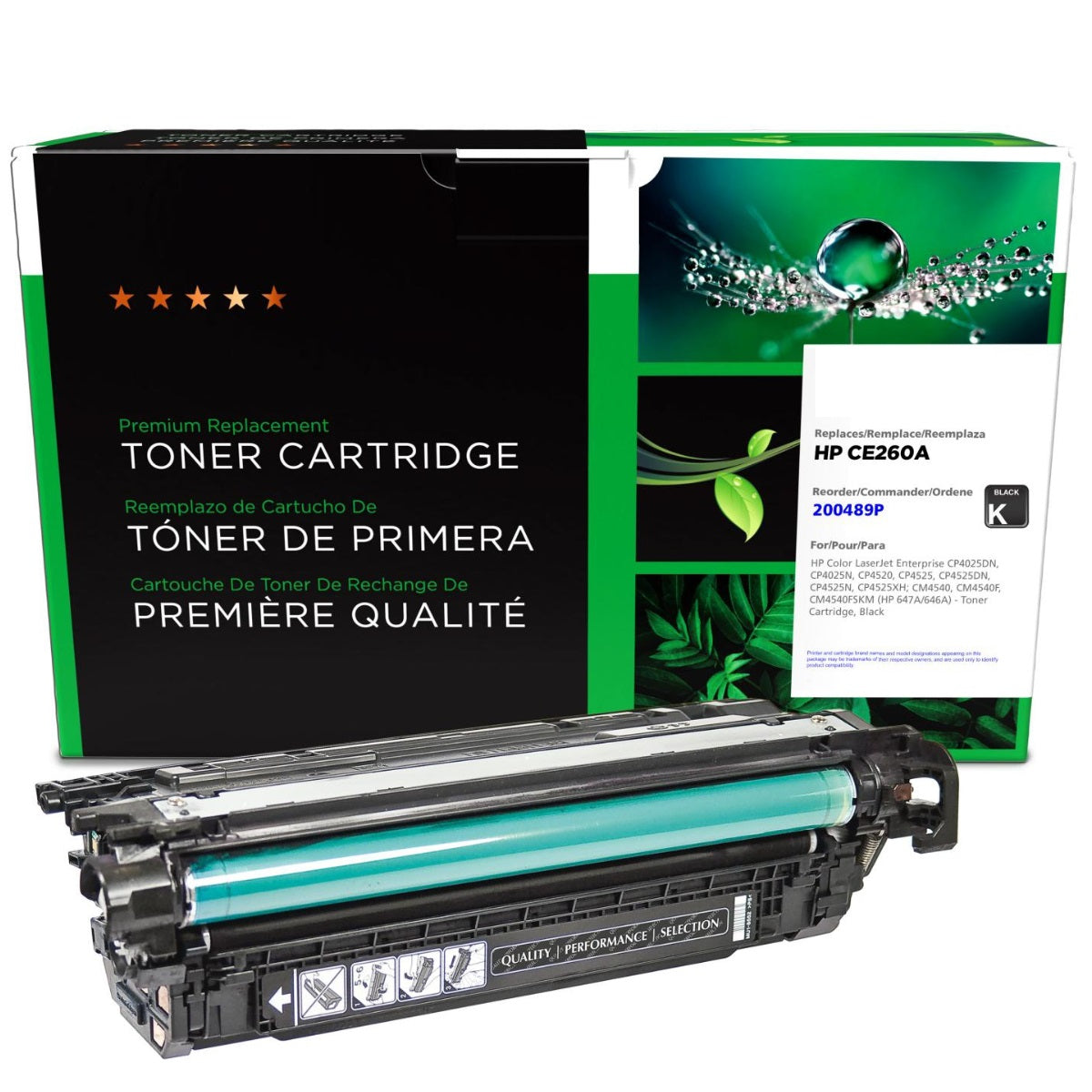 Refurbished HP (647A) Black Toner Cartridge - Cartouches Certifiées