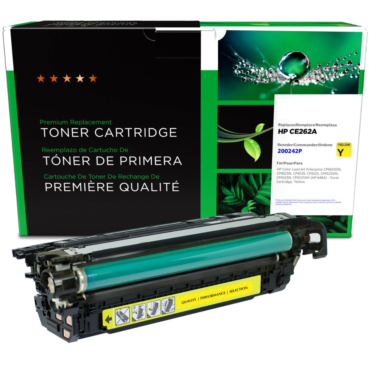 Refurbished HP (648A) Yellow Toner Cartridge - Cartouches Certifiées