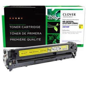 Refurbished HP (128A) Yellow Toner Cartridge - Cartouches Certifiées