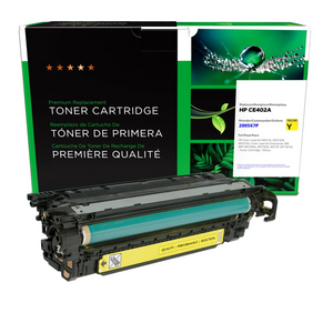 Refurbished HP (507A) Yellow Toner Cartridge - Cartouches Certifiées