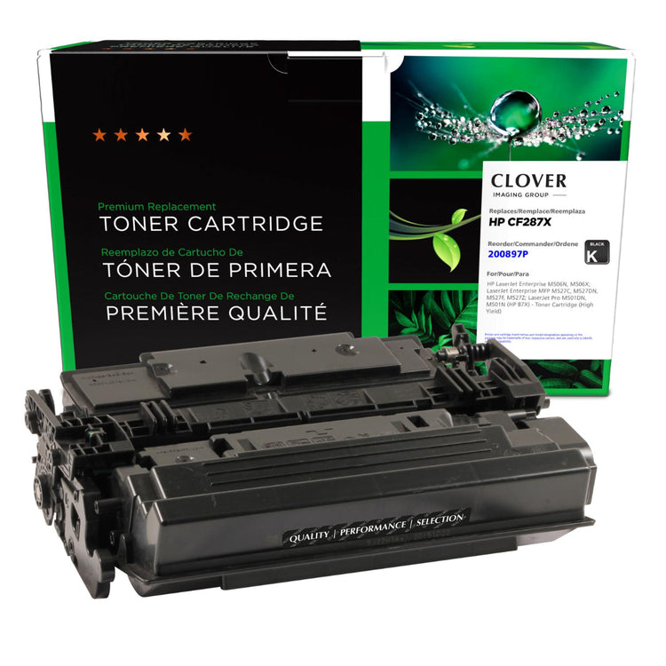 Refurbished HP (87X) Black Toner Cartridge - Cartouches Certifiées
