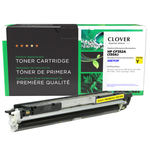 Refurbished HP (130A) Yellow Toner Cartridge - Cartouches Certifiées