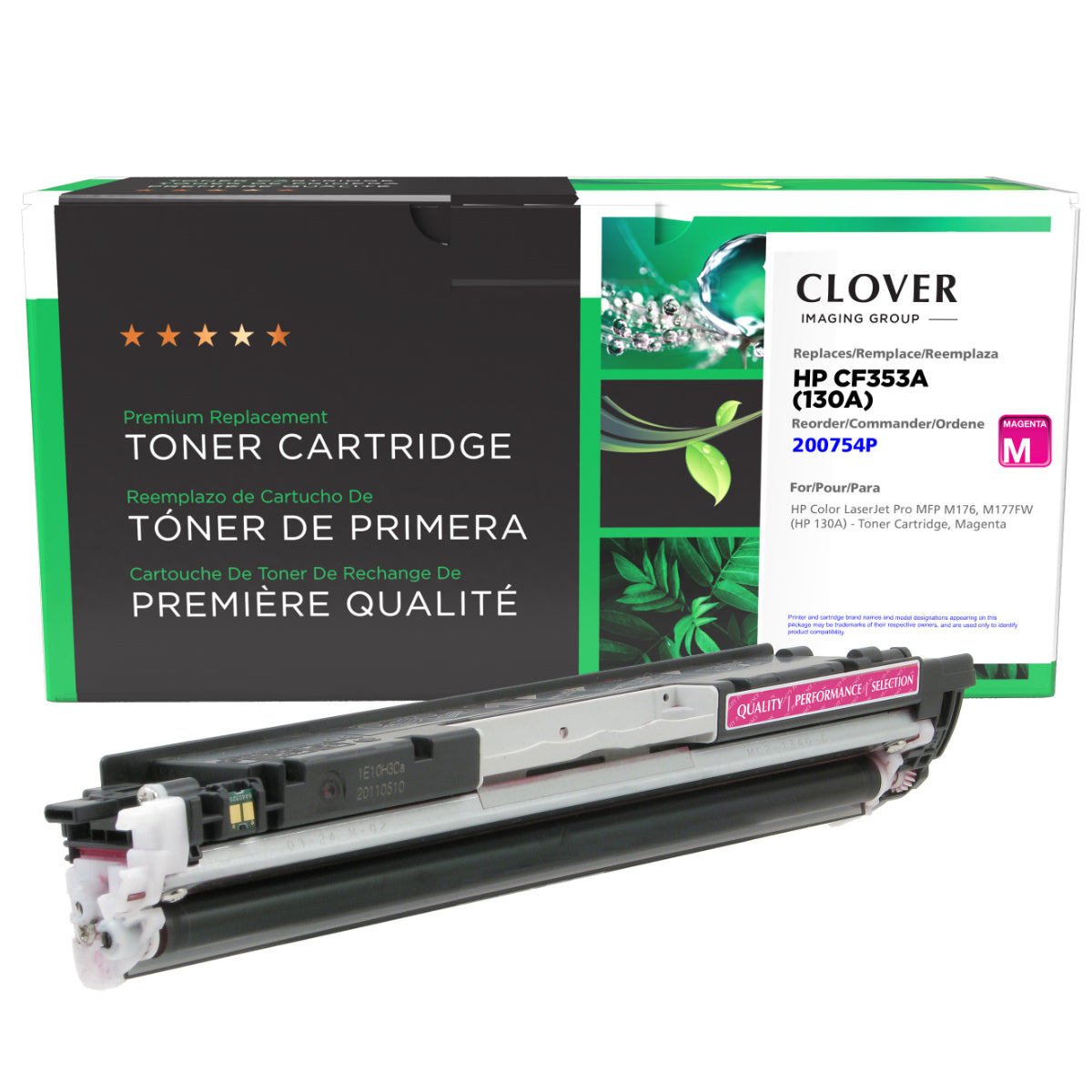 Refurbished HP (130A) Magenta Toner Cartridge - Cartouches Certifiées