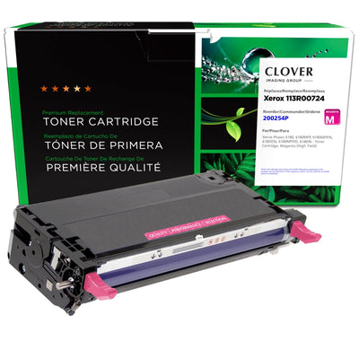 Refurbished XEROX 113R00724 Magenta Toner Cartridge - Cartouches Certifiées