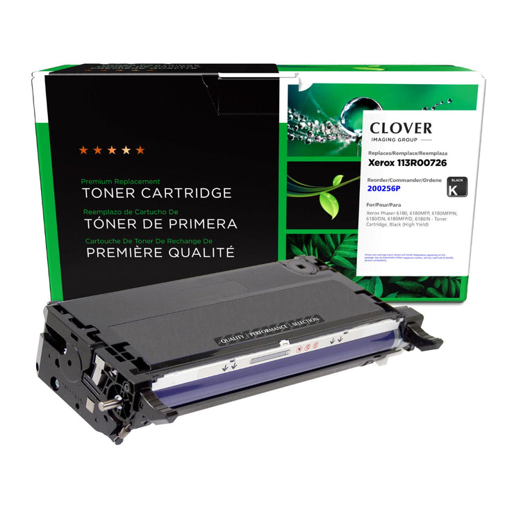 Refurbished XEROX 113R00726 Black Toner Cartridge - Cartouches Certifiées