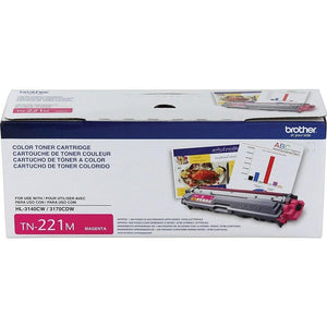 BROTHER TN-221M Magenta Original Toner Cartridge - Cartouches Certifiées
