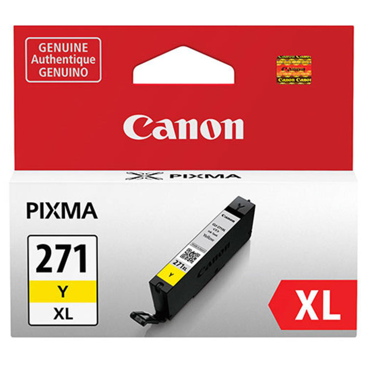 CANON CLI-271XL (0339C001) Yellow Original Inkjet Cartridge - Cartouches Certifiées