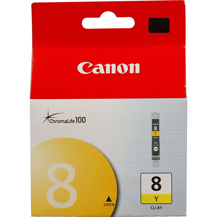 CANON CLI-8 (0623B002) Yellow Original Inkjet Cartridge - Cartouches Certifiées