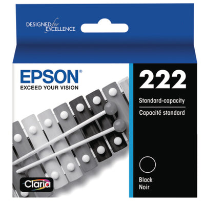 EPSON T222 (T222120-S) Black Original Inkjet Cartridge - Cartouches Certifiées