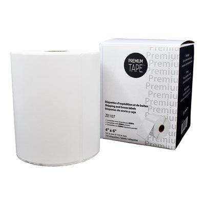 Cartridges for Shipping Labels 4'' x 6'' (250 labels) For Zebra - Cartouches Certifiées