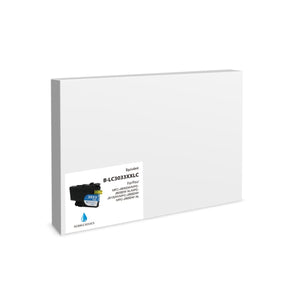 Compatible BROTHER LC3033C Cyan Inkjet Cartridge Premium Quality - Cartouches Certifiées