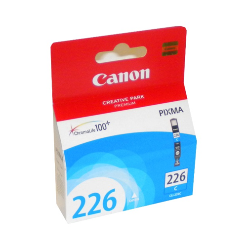 CANON CLI-226 (4547B001) Cyan Original Inkjet Cartridge - Cartouches Certifiées