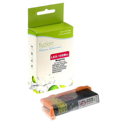 Compatible LEXMARK 100XL Magenta Inkjet Cartridge Premium Quality - Cartouches Certifiées