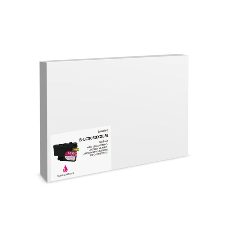 Compatible BROTHER LC3033M Magenta Inkjet Cartridge Premium Quality - Cartouches Certifiées