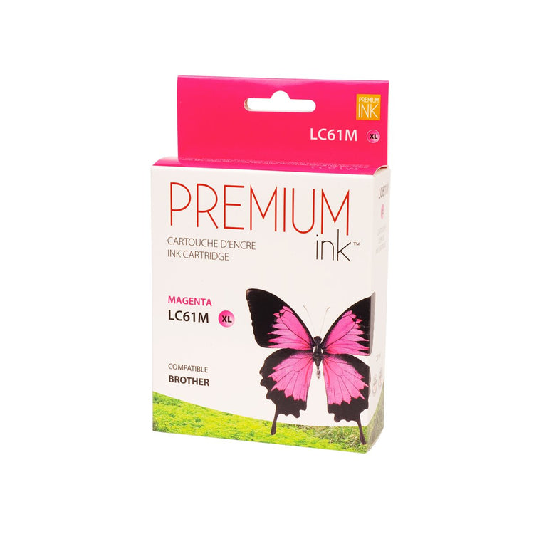 Compatible BROTHER LC65M Magenta Inkjet Cartridge Premium Quality - Cartouches Certifiées