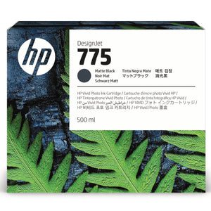 HP 775 - 500ml (1XB22A) Matte Black Original Inkjet Cartridge - Cartouches Certifiées