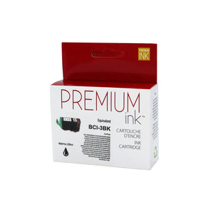 Compatible CANON BCI-3 (4479A003) Black Inkjet Cartridge Premium Quality - Cartouches Certifiées