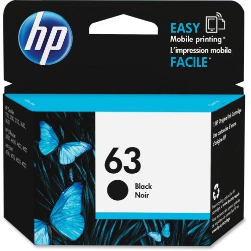 HP 63 (F6U62AN) Black Original Inkjet Cartridge - Cartouches Certifiées