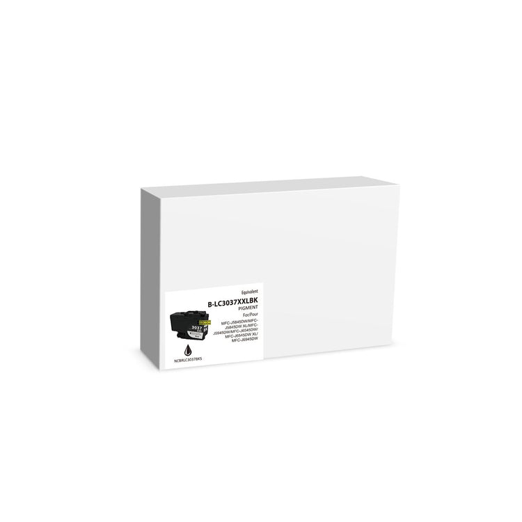 Compatible BROTHER LC3037BK Black Inkjet Cartridge Premium Quality - Cartouches Certifiées