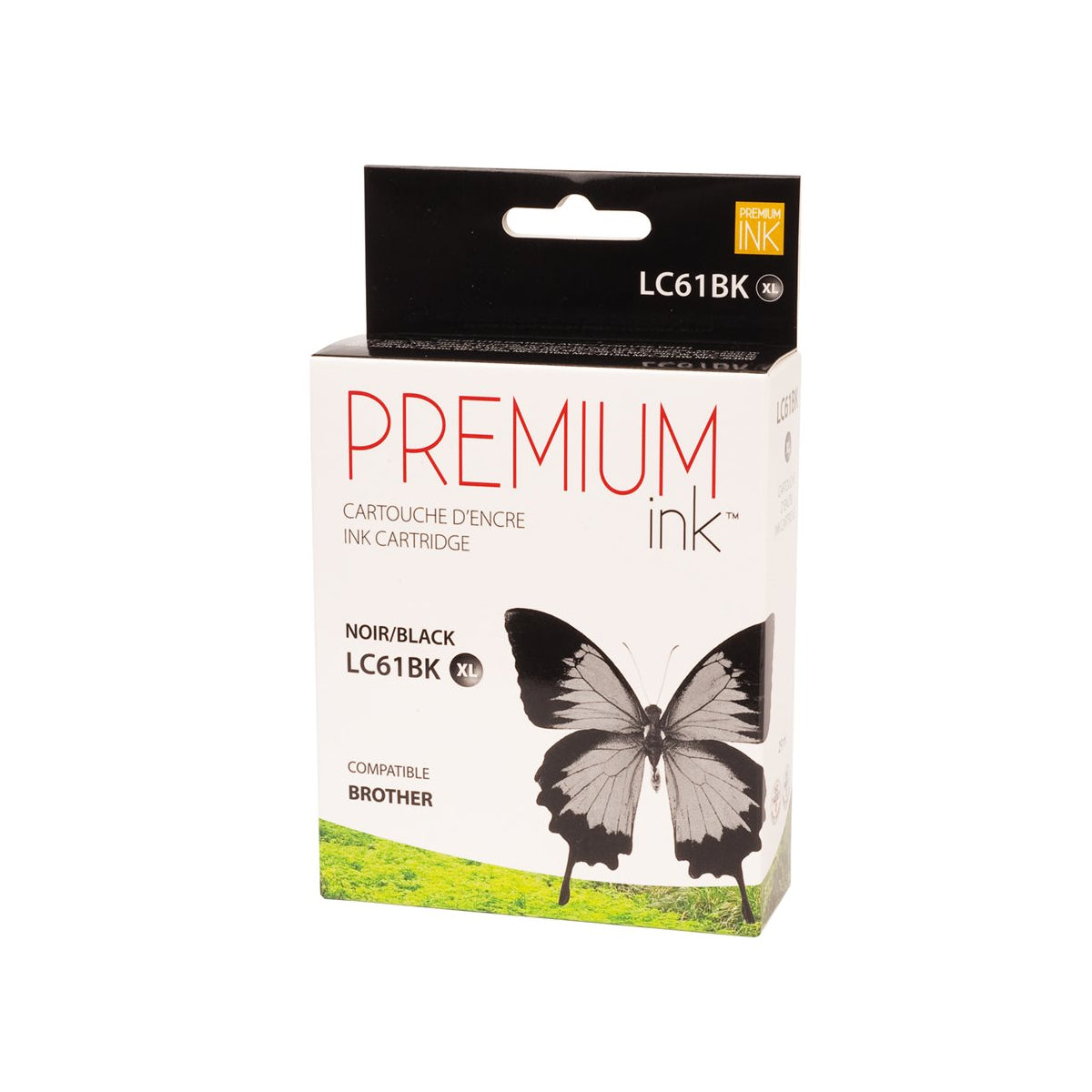 Compatible BROTHER LC65BK Black Inkjet Cartridge Premium Quality - Cartouches Certifiées