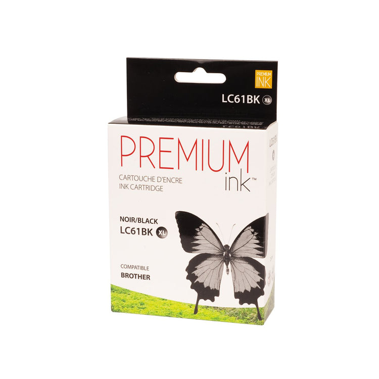 Compatible BROTHER LC65BK Black Inkjet Cartridge Premium Quality - Cartouches Certifiées