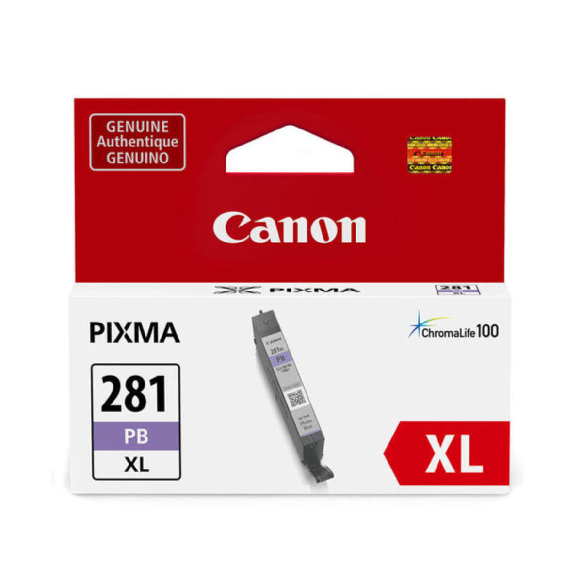 CANON CLI-281XL (2038C001) Photo Blue Original Inkjet Cartridge - Cartouches Certifiées