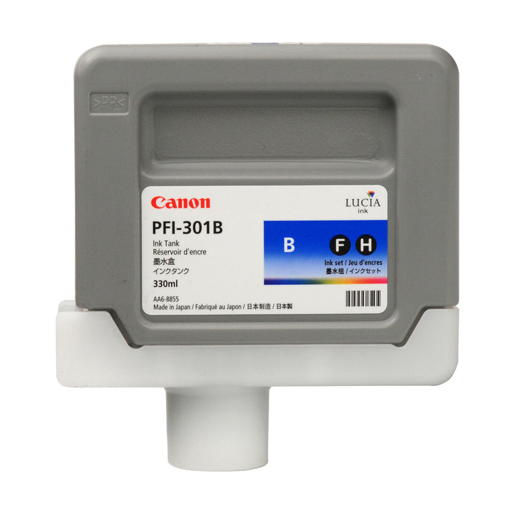 CANON PFI-301 (1494B001AA) Blue Original Inkjet Cartridge - Cartouches Certifiées