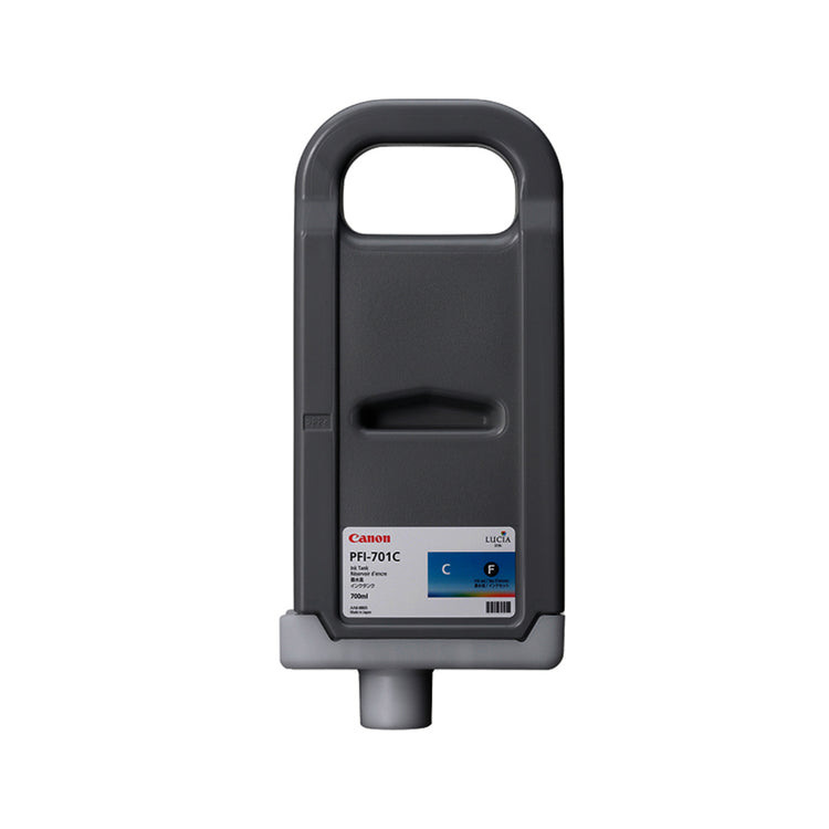 CANON PFI-701 (0901B001AA) Cyan Original Inkjet Cartridge - Cartouches Certifiées
