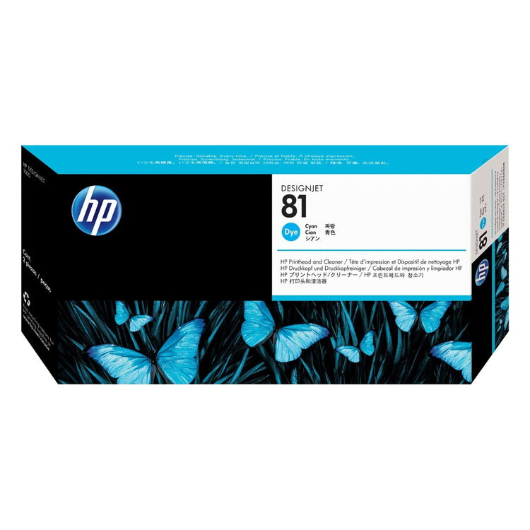 HP 81 - 680ml (C4931A) Cyan Original Inkjet Cartridge - Cartouches Certifiées