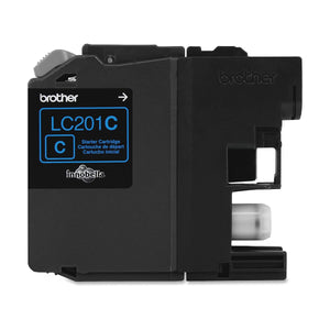 BROTHER LC201C Cyan Original Inkjet Cartridge - Cartouches Certifiées