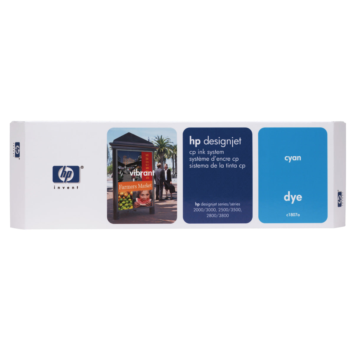 HP C1807A Cyan Original Inkjet Cartridge - Cartouches Certifiées