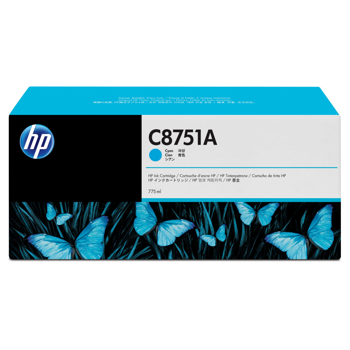 HP C8751A Cyan Original Inkjet Cartridge - Cartouches Certifiées