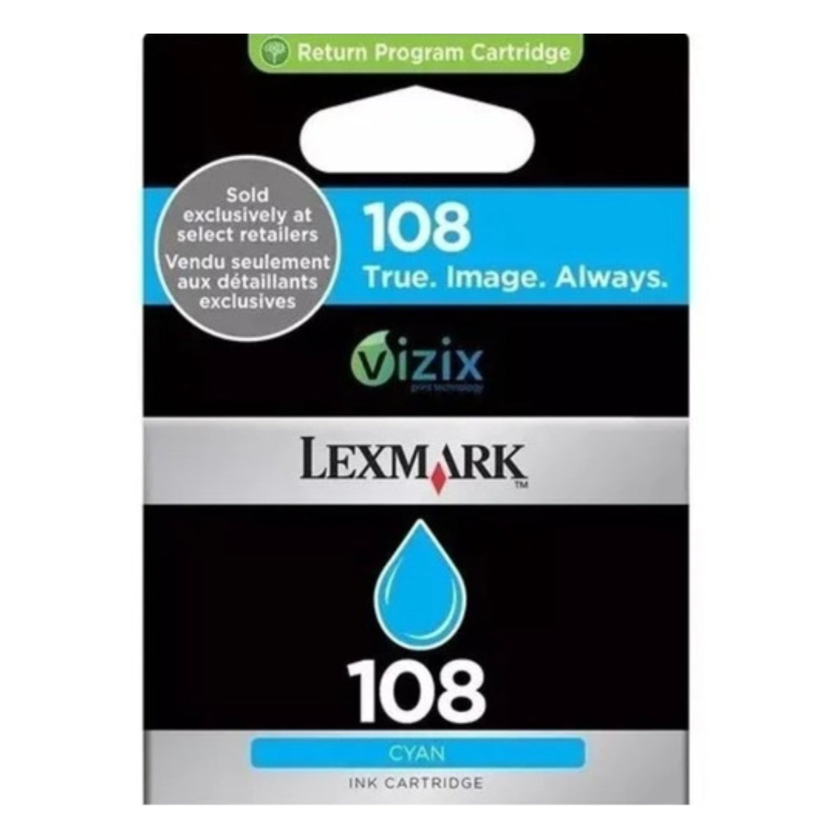 LEXMARK 108 Cyan Original Inkjet Cartridge - Cartouches Certifiées