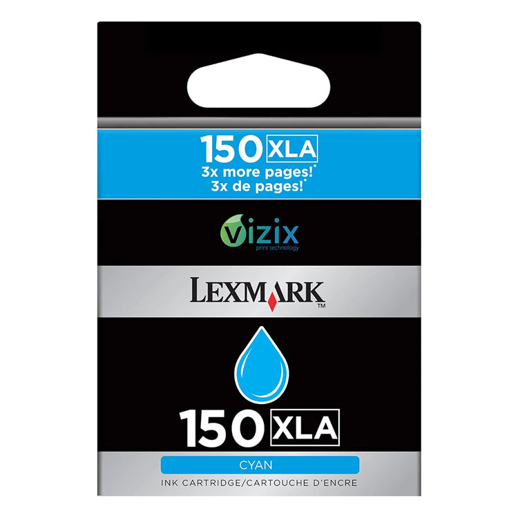 LEXMARK 150XL Cyan Original Inkjet Cartridge - Cartouches Certifiées