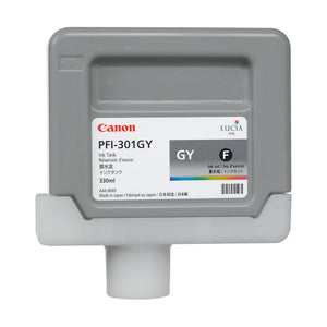 CANON PFI-301 (1495B001AA) Gray Original Inkjet Cartridge - Cartouches Certifiées