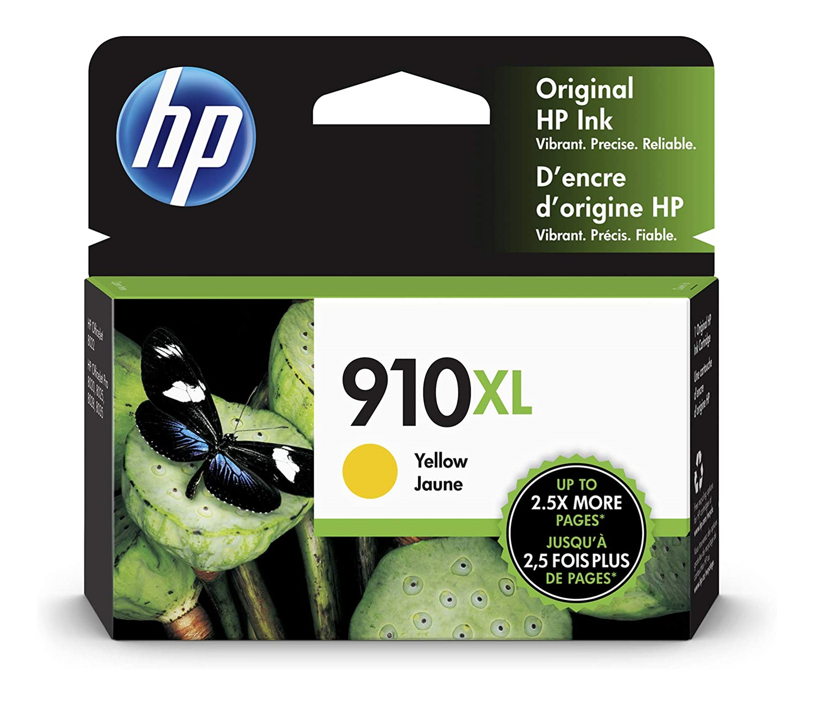 HP 910XL (3YL64AN) Yellow Original Inkjet Cartridge - Cartouches Certifiées