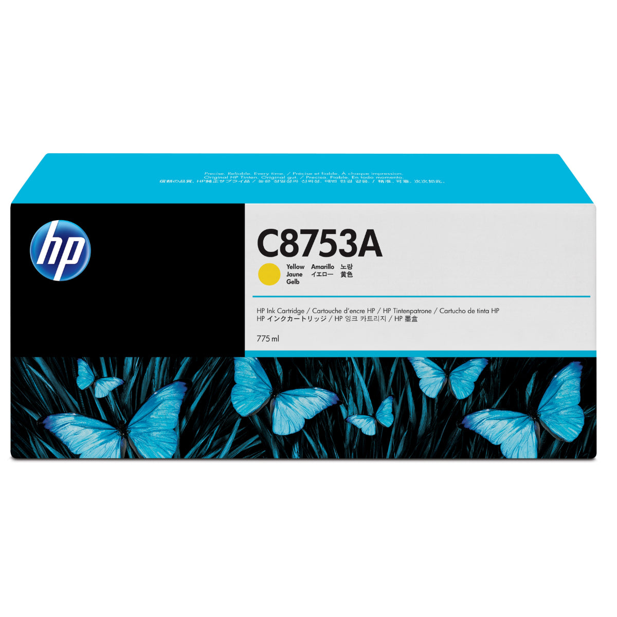 HP C8753A Yellow Original Inkjet Cartridge - Cartouches Certifiées