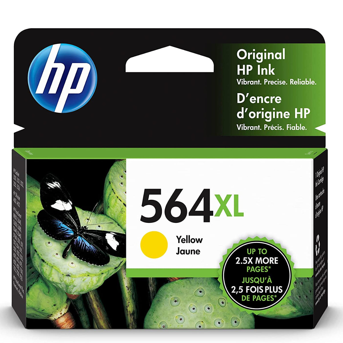 HP 564XL (CB325WN) Yellow Original Inkjet Cartridge - Cartouches Certifiées