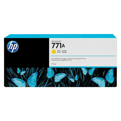 HP 771A - 775ml (B6Y18A) Yellow Original Inkjet Cartridge - Cartouches Certifiées