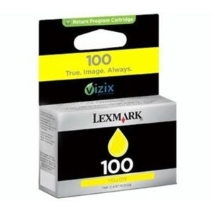 LEXMARK 100 Yellow Original Inkjet Cartridge - Cartouches Certifiées